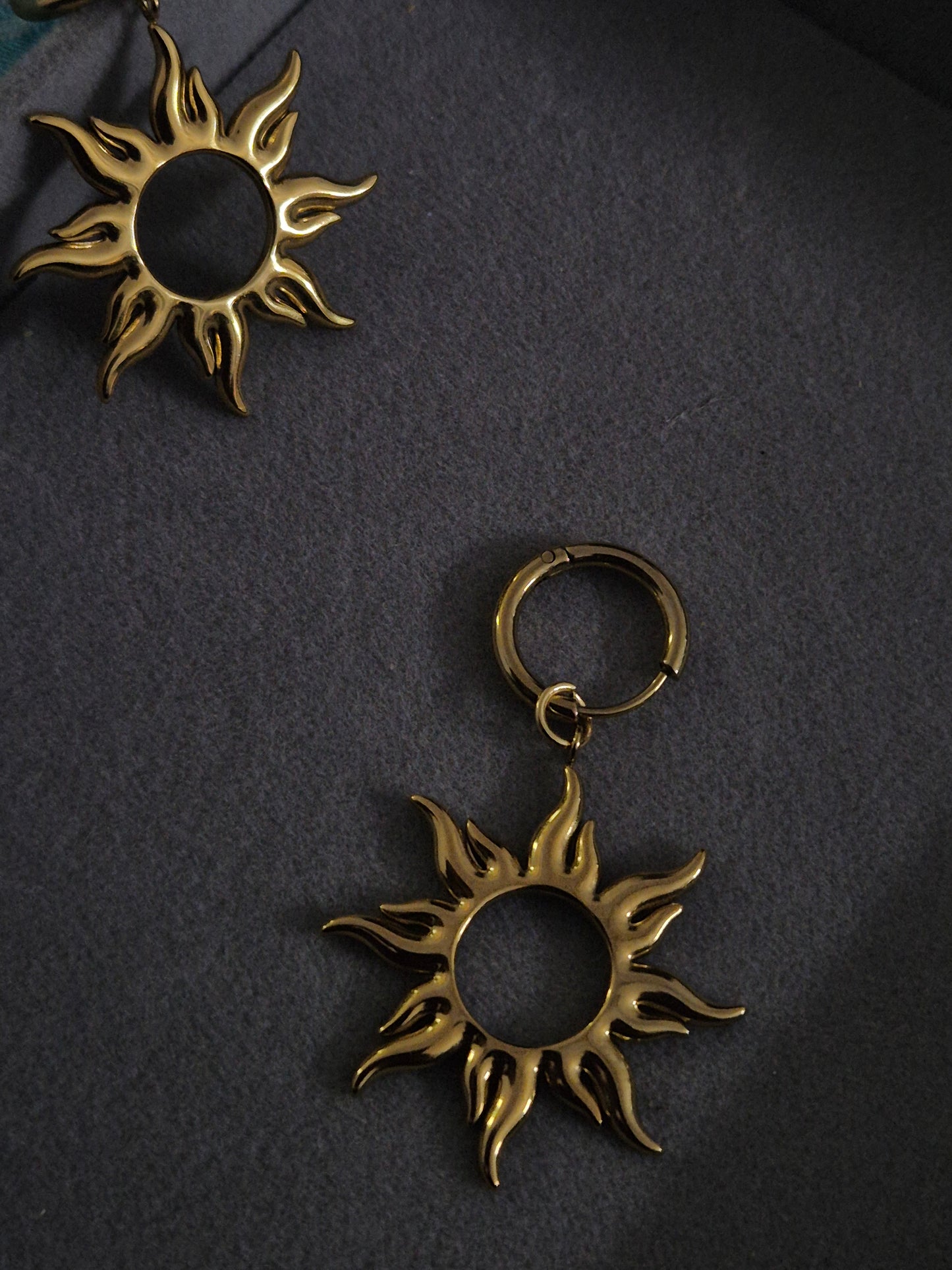 Sun drop earring