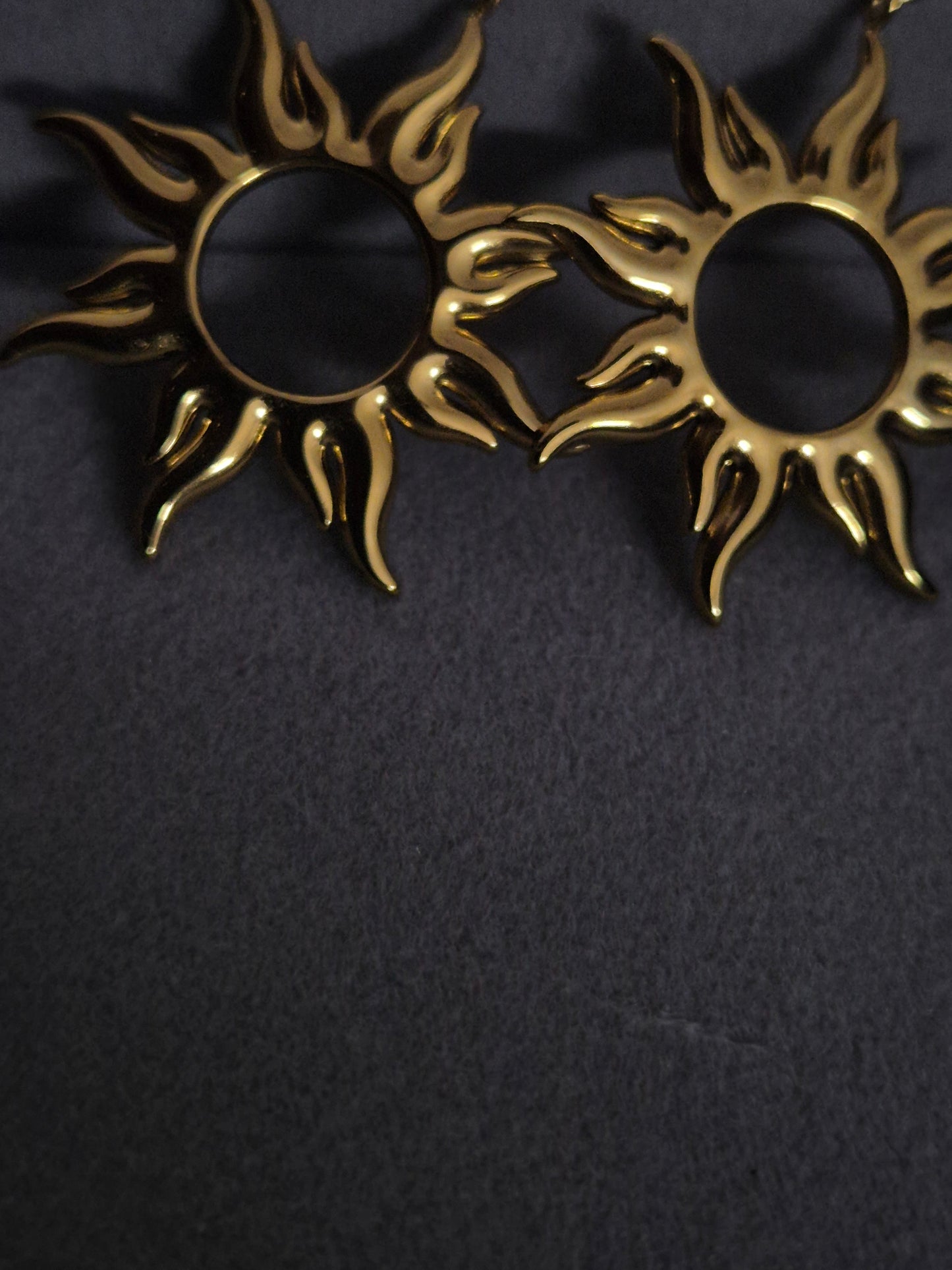 Sun drop earring