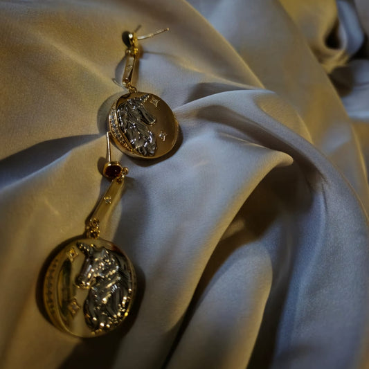 Stallion Charm Earring