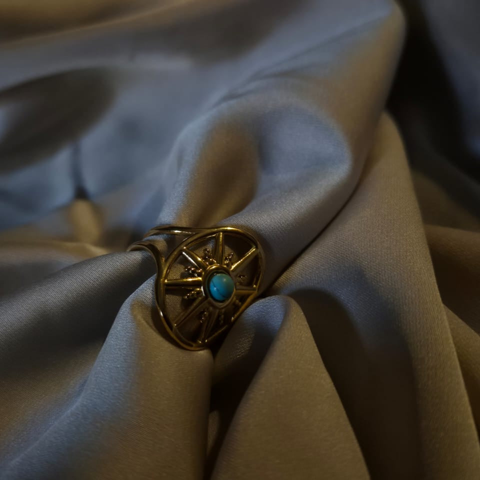 Blue Orbit Ring
