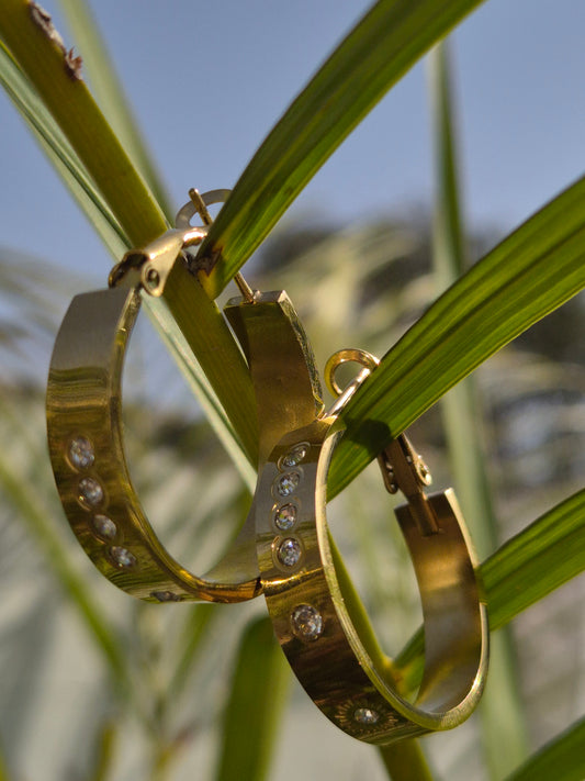 Golden Halo Earring