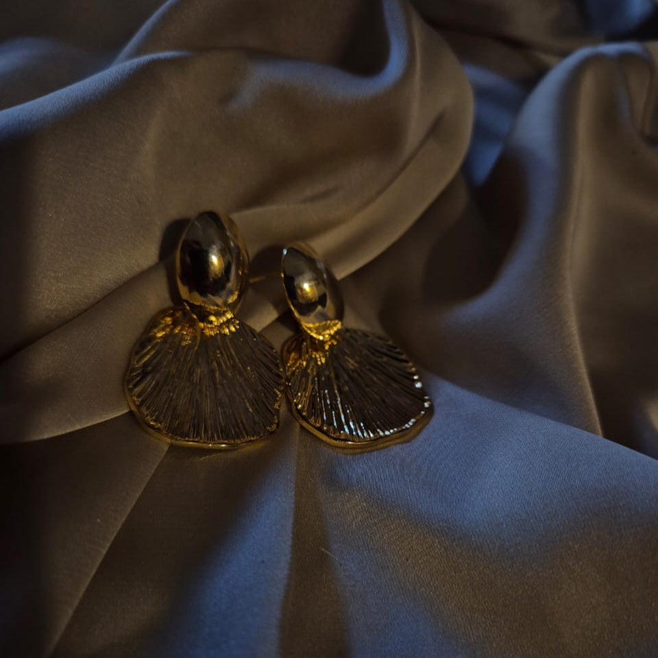 Golden Fern Earrings