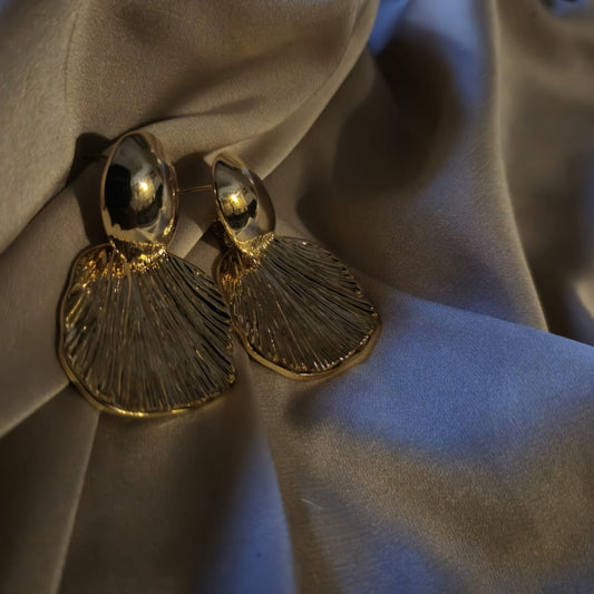 Golden Fern Earrings