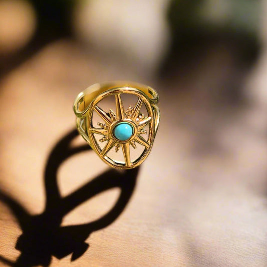 Blue Orbit Ring